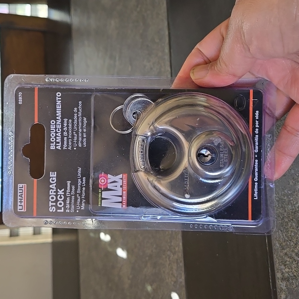 1 U-Haul Storage Locks & Keys